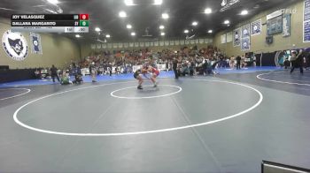 145 lbs Cons. Round 5 - Joy Velasquez, Liberty vs Dallana Margarito, Santa Ynez