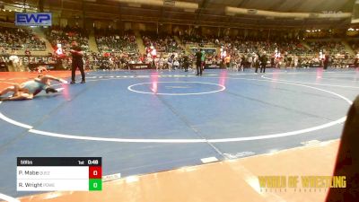 58 lbs Consi Of 16 #2 - Parker Mabe, Quezada Wrestling Academy vs Ronix Wright, Powerhouse Wrestling