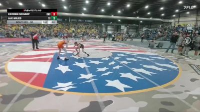 110 lbs Cons. Round 2 - Isaac Folk, Dakota Boyz Wrestling Club vs Luke Halverson, Sundance