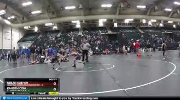 65 lbs Round 4 (6 Team) - Nolan Sueper, Columbus Wrestling Organization vs Kamden Cohl, G.I. Grapplers Black