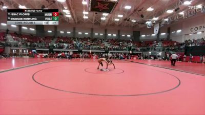 106 lbs Cons. Round 1 - Issac Flores, Haltom City Haltom vs Bradlee Nehrling, Pebble Hills