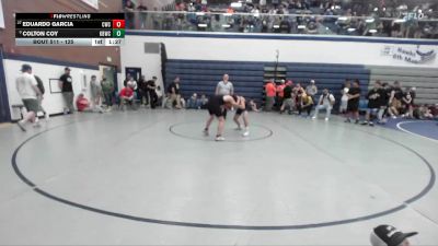 125 lbs Champ. Round 1 - Eduardo Garcia, Cougar Wrestling Club vs Colton Coy, Kimberly Bulldog Wrestling Club