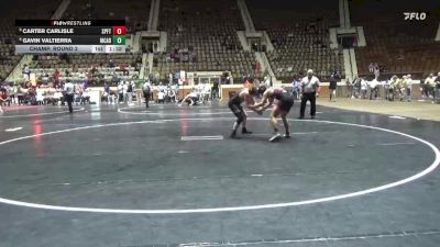 6A 165 lbs Champ. Round 2 - Carter Carlisle, Spanish Fort vs Gavin Valtierra, Mcadory