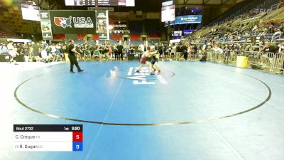 126 lbs Cons 32 #2 - Chase Creque, TN vs Ryan Dugan, CO