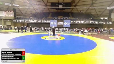 77 lbs Cons. Sub-rd Of 16 - Sylas Moore, Punisher Wrestling Company vs Brooks Brown, Ellensburg Wrestling Club