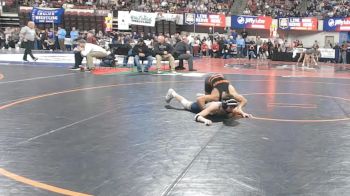 A - 110 lbs Champ. Round 1 - Landon Hansen, Frenchtown vs McCoy Hernandez, East Helena