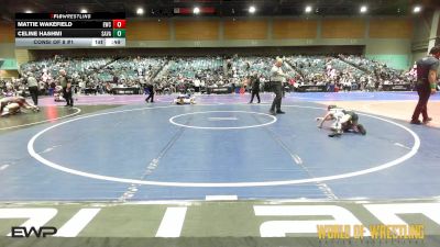 47 lbs Consi Of 8 #1 - Mattie Wakefield, Elko Wrestling Club vs Celine Hashmi, Savage House Wrestling Club