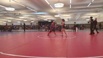 50 lbs 3rd Place Match - Leslie De Anda vs Jennifer Salinas, Woodlake High School Wrestling