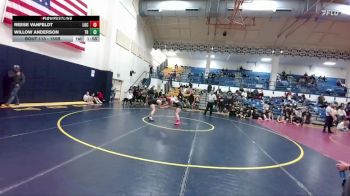 155B Semifinal - Willow Anderson, Tongue River vs Reese Vanfeldt, Lockwood