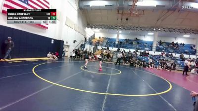 155B Semifinal - Willow Anderson, Tongue River vs Reese Vanfeldt, Lockwood