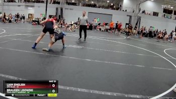 157 lbs Round 7 (8 Team) - Brauden Lisowski, Team Shutt Bowman vs Liam English, GPS Blue