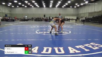 180 lbs Rr Rnd 2 - Tru Willis, Aggression Legionaries vs Gabriel Rodriguez, Team Texas 14U