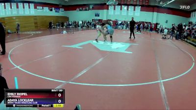 170 lbs Round 3 - Adaya Locklear, Brave Tough Wrestling Club vs Emily Riopel, LWC Express