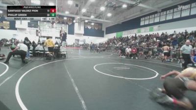 132 lbs Champ. Round 3 - Phillip Green, Clovis High vs Santiago Valdez Pion, Team Thunder