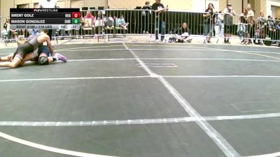 116 lbs Consi Of 32 #2 - Brent Golz, Reign WC vs Mason Gonzalez, Sabers