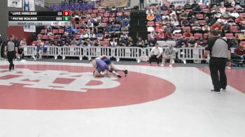 120 lbs Semifinal - Payne Walker, Christian Brothers High School vs Luke Kibelbek, Lakeway Christian Academy