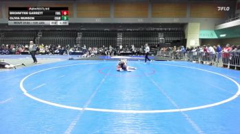 100 lbs Round Of 16 - Mia Almendariz, Temecula Valley vs Aileen Paniagua, North Salem
