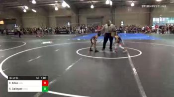 49 lbs Prelims - Covington Allen, Lions Wrestling Academy vs Reynaldo Gallegos, NM Gold