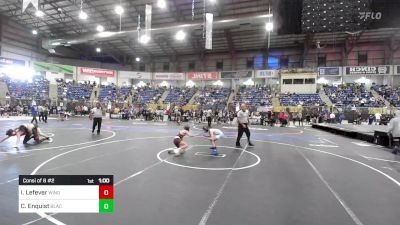 75 lbs Consi Of 8 #2 - Isaiah Lefever, Windsor Middle School vs Connor Enquist, Black Fox Wrestling Academy