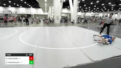 77 lbs Final - Quincy Nanquilada, Mat Demon WC vs Daniel Khachatryan, Dethrone WC