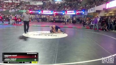 AA - 103 lbs Quarterfinal - Keegan Hunt, Butte vs Aiden Sweat, Glacier (Kalispell)