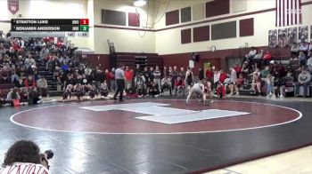 120 lbs 1st Place Match - Benjamin Anderson, Independence vs Stratton Luke, Union, LaPorte City