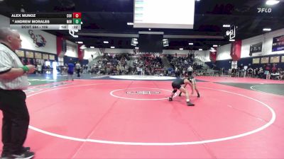 106 lbs Cons. Round 5 - Alex Munoz, Covina vs Andrew Morales, Northview