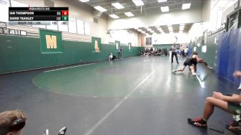 138 lbs Cons. Round 4 - Ian Thompson, San Clemente vs David Teasley, La Costa Canyon