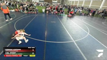 54 lbs Cons. Round 5 - Cael Woody, Sanderson Wrestling Academy vs Hawkins Hoffman, Green River Grapplers