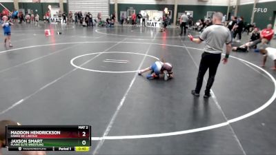 52 lbs Cons. Round 2 - Jaxson Smart, Plains Elite Wrestling vs Maddon Hendrickson, Hawks WC Lincoln