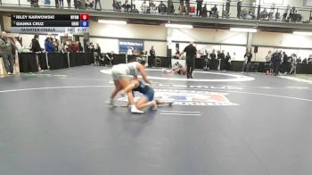 114 lbs Quarterfinal - Riley Karwowski, Wyoming Sem vs Gianna Cruz, Ursuline