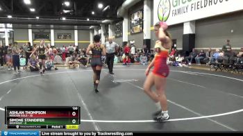 130 lbs Round 2 (6 Team) - Simone Standifer, Doomsday vs Ashlan Thompson, Missouri Gold