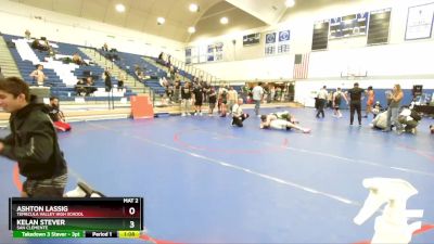 175 lbs 1st Place Match - Ashton Lassig, Temecula Valley High School vs Kelan Stever, San Clemente