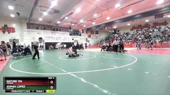 145 lbs Champ. Round 1 - Sophia Lopez, Canyon vs Nature Yin, Tesoro