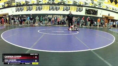 86 lbs Semifinal - Cameron Cooper, Dragon Wrestling Club vs Max Hughes, Team Jeff Wrestling Club