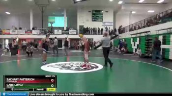 182 lbs Quarterfinal - Zachary Patterson, Star Valley vs Gabe Lopez, Douglas