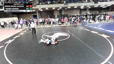 115 lbs Champ. Round 2 - Shania Davison, Unattached vs Osmairi Medina Alvarado, Unattached