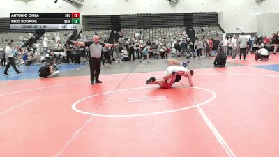 140-H lbs Consi Of 8 #1 - Antonio Chila, Seagull Wrestling Club vs Nico Bodrog, Stray Dawgs