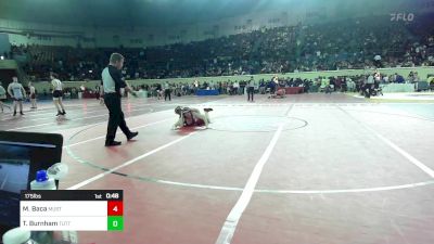 175 lbs Consi Of 64 #2 - Max Baca, Mustang Middle School vs Tanner Burnham, Tuttle