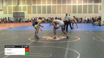 Consolation - Kristian Scott, Virginia Tech vs Brock Godzin, West Virgina-UN