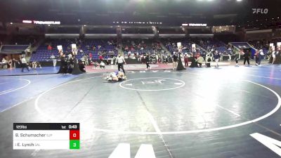 120 lbs Round Of 16 - Ben Schumacher, Saint John's Prep vs Evan Lynch, Salem, NH