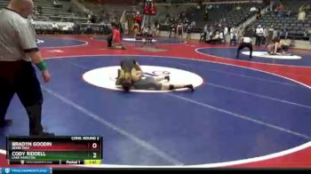 5A 138 lbs Cons. Round 2 - Bradyn Goodin, Beebe High vs Cody Riddell, Lake Hamilton