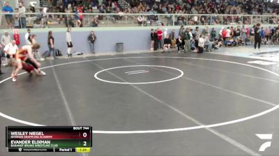 145 lbs Round 1 - Evander Elixman, Baranof Bruins Wrestling Club vs Wesley Niegel, Interior Grappling Academy