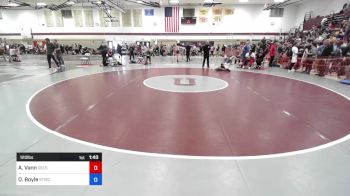 120 lbs Quarterfinal - Amari Vann, Delsea vs Owen Boyle, Shore Thing WC