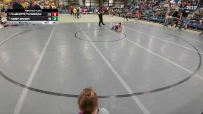 35 lbs Round 2 - Keosa Rivera, Montana Disciples vs Charlotte Thompson, Sturgis Youth Wrestling