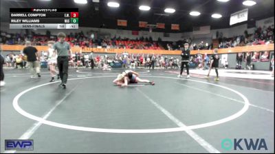 120 lbs Semifinal - Darrell Compton, Elgin Wrestling vs Riley Williams, Norman Grappling Club