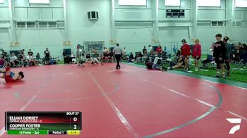 113 lbs Round 7 (8 Team) - Cooper Foster, Carolina Brawlers vs Elijah Dorsey, Combat Athletics Red