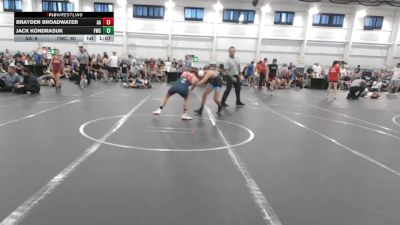 113 lbs Round 4 (6 Team) - Jack Kondrasuk, Freakztyle Wrecking Crew vs Brayden Broadwater, All American