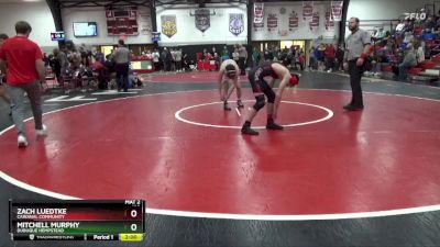 132 lbs Round 5 - Mitchell Murphy, Dubuque Hempstead vs Zach Luedtke, Cardinal Community