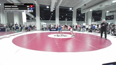 U20 Freestyle FS - 74 lbs Cons. Round 3 - Brogan Tucker, Ohio vs Rhenzo Augusto, Izzy Style Wrestling